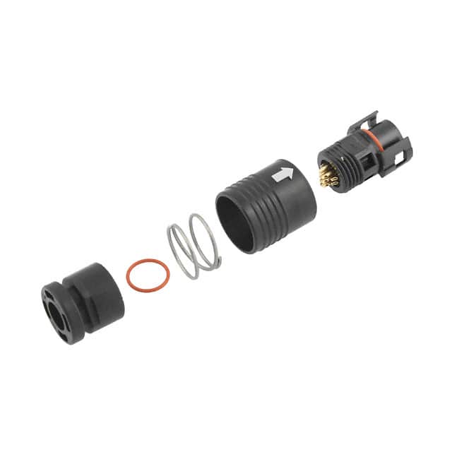HR30-8PB-12P CONN PLUG MALE 12P GOLD SLDR CUP