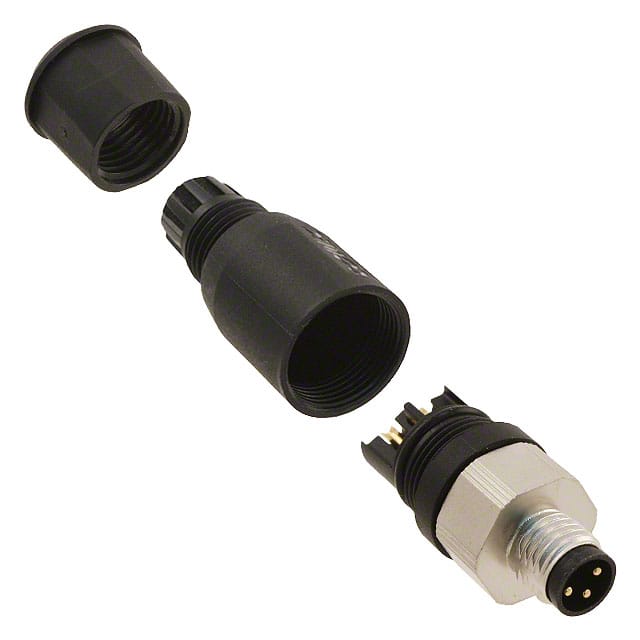 42-00005 CONN RCPT MALE 3P GOLD SLDR CUP