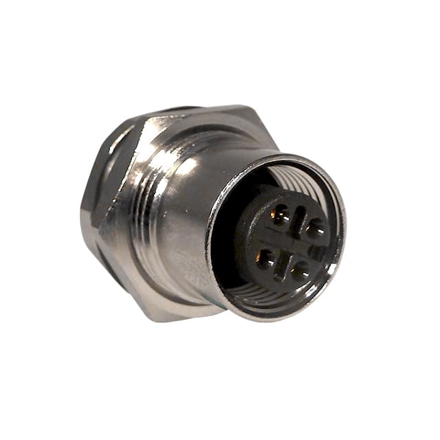 859-004-203R004 CONN PLUG FMALE 4P GOLD SLDR CUP