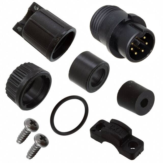 3282-5PG-524 CONN PLUG MALE 5P GOLD SLDR CUP