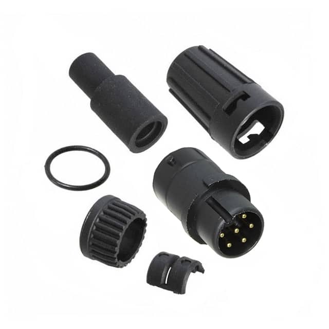 6282-6PG-522 CONN PLUG MALE 6P GOLD SLDR CUP