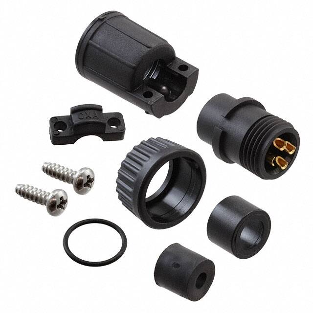 3382-4PG-518 CONN PLUG MALE 4P GOLD SLDR CUP