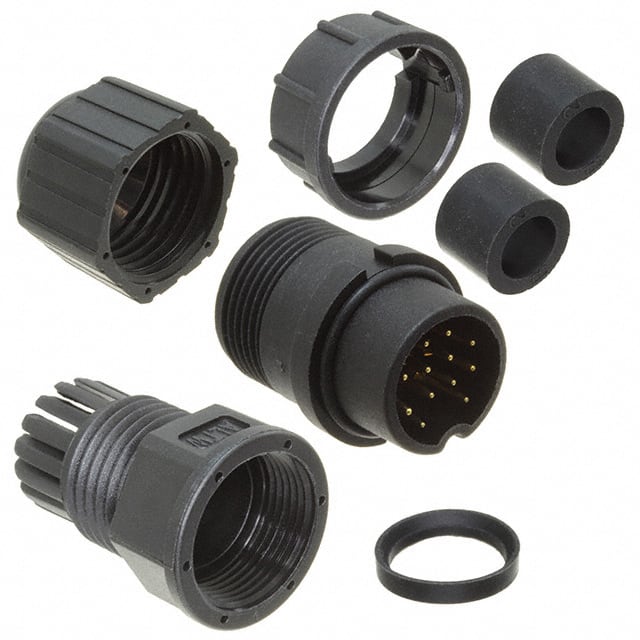 CDU-12BFMA-LL7001 CONN PLUG MALE 12P GOLD SLDR CUP