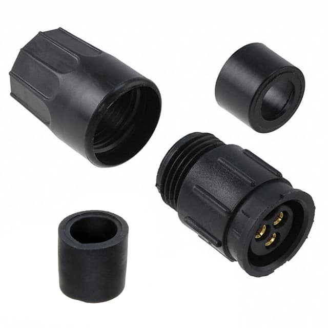 5182-3SG-330 CONN RCPT FMALE 3P GOLD SLDR CUP