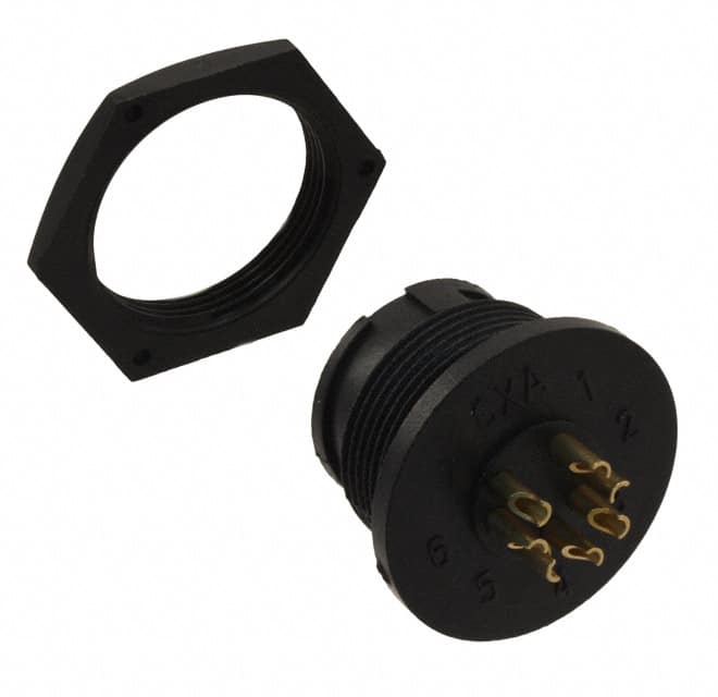 4282-7SG-300 CONN RCPT FMALE 7P GOLD SLDR CUP