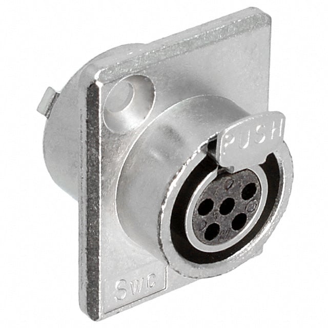 TY5F CONN PLUG FMALE MINI XLR 5P SLDR