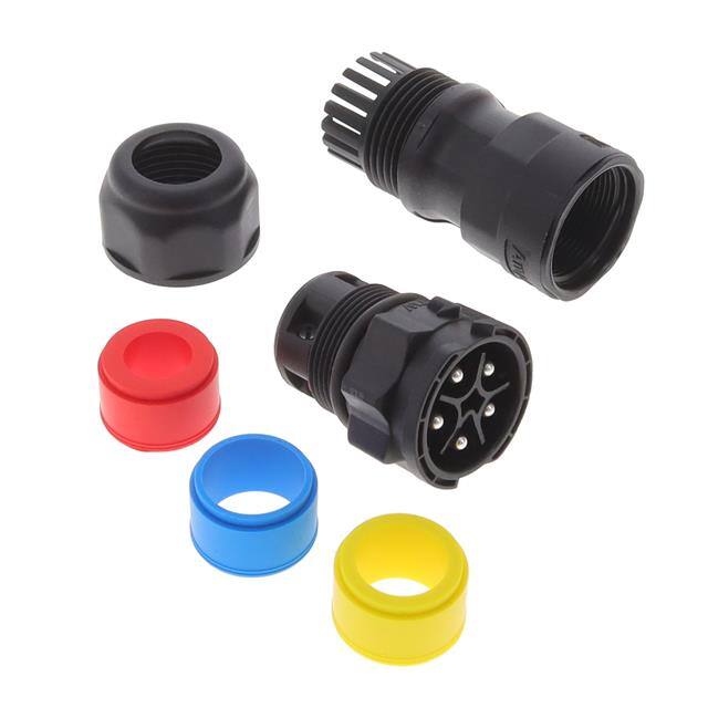 DC-05BMMB-QL8APP CONN RCPT MALE 5POS SILVER SCREW