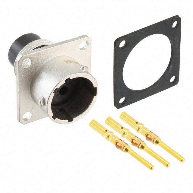 RT00123PNH-K CONN RCPT MALE 3POS GOLD CRIMP