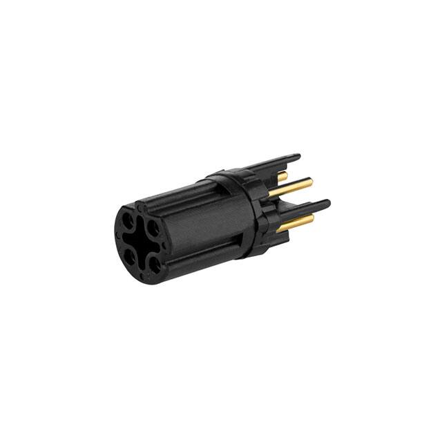 MMT060A115-0001 CONN FMALE INSERT 4POS GOLD SLDR