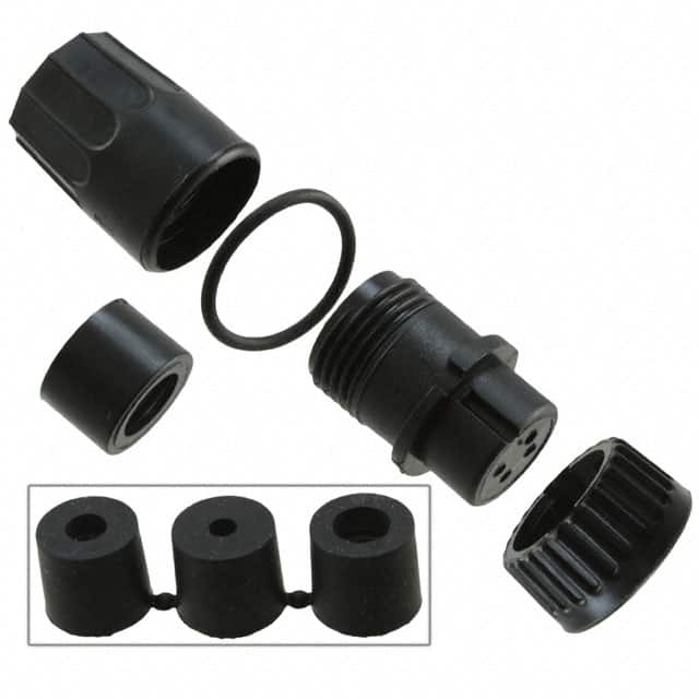 3282-4SG-3DC CONN PLUG FMALE 4P GOLD SLDR CUP