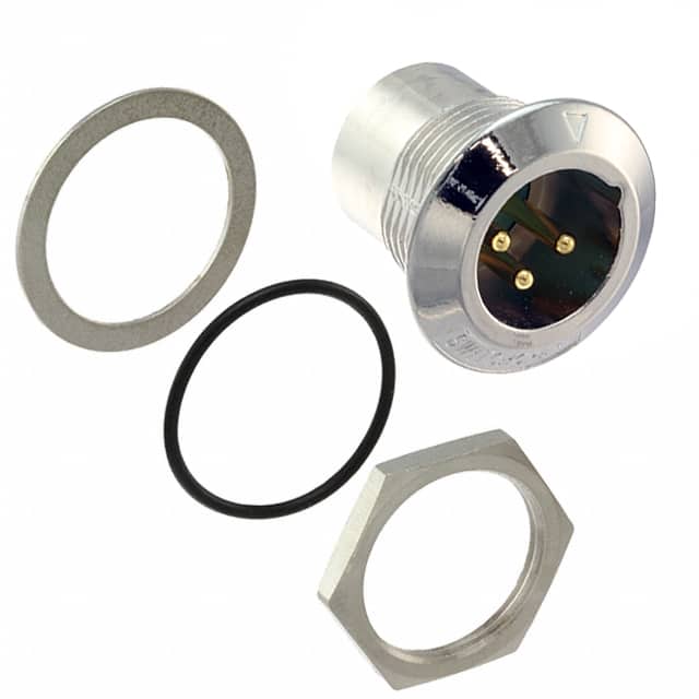 B3MAUH CONN RCPT MALE XLR 3P SOLDER CUP
