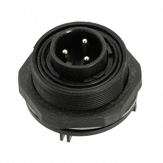PX0709/P/03 CONN RCPT MALE 3POS NICKEL SCREW