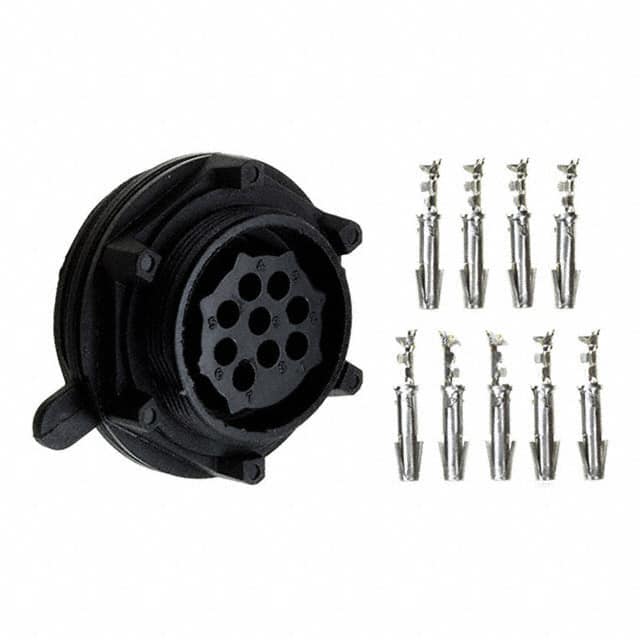 PX0727/S CONN RCPT FMALE 9POS TIN CRIMP