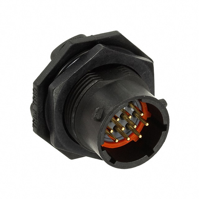 UTS712D10P CONN RCPT MALE 10POS GOLD SOLDER