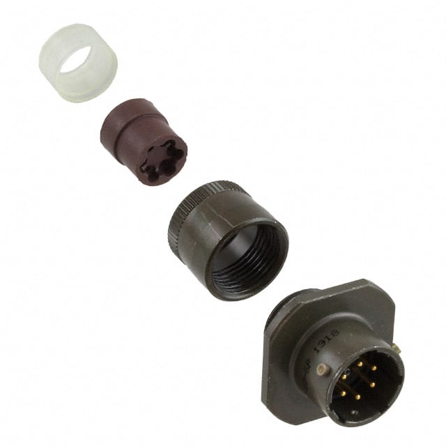 PT01E-10-6P CONN RCPT MALE 6P GOLD SLDR CUP