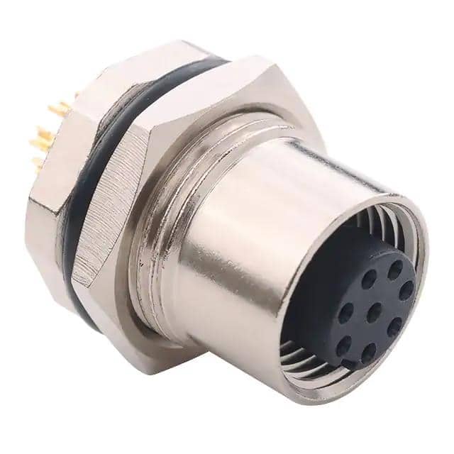 859-008-20SR004 M12 8P A-CODE FEMALE PANEL SC SS