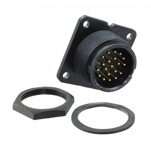 14282-20PG-300 CONN RCPT MALE 20P GOLD SLDR CUP