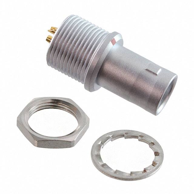 FAG.0B.302.CLA CONN PLUG MALE 2P GOLD SLDR CUP