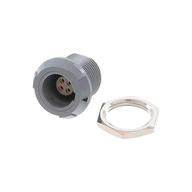 PLG.M0.4SL.LG CONN RCPT FMALE 4P GOLD SLDR CUP
