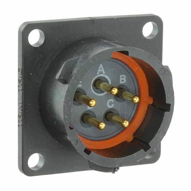 UTS014E5P CONN RCPT MALE 5P GOLD SLDR CUP