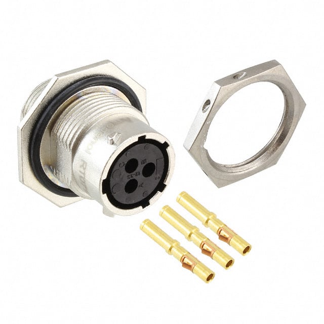 RT07123SNH-K CONN RCPT FMALE 3POS GOLD CRIMP