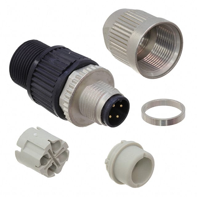 21032121407 CONN PLUG MALE 4POS GOLD IDC
