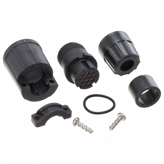 W3282-12SG-535 CONN PLUG FMALE 12P SOLDER CUP