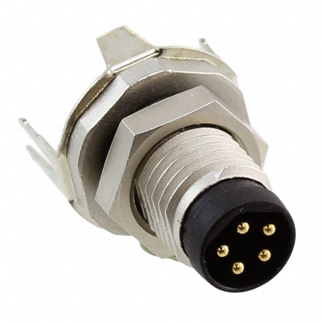 1424242 CONN PLUG MALE 5POS GOLD SOLDER