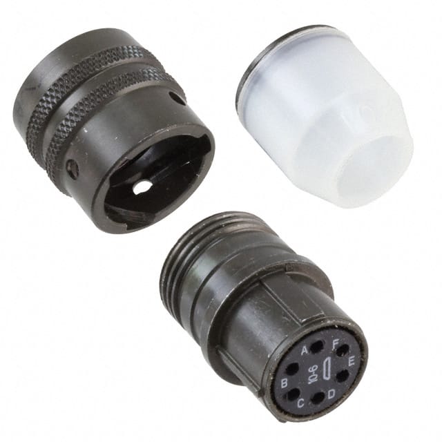 PT06P-10-6S CONN PLUG FMALE 6P GOLD SLDR CUP