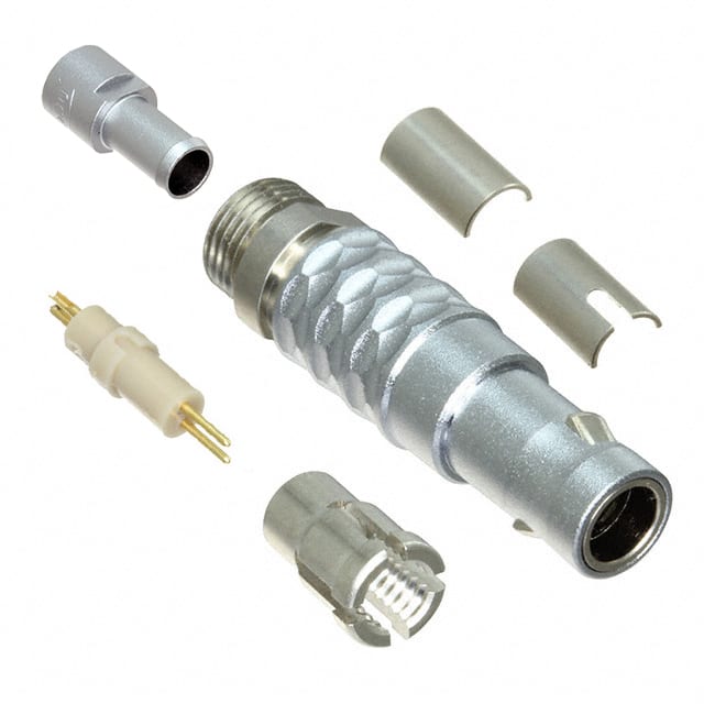S2CL0C-P02MCC0-2500 CONN PLUG MALE 2P GOLD SLDR CUP
