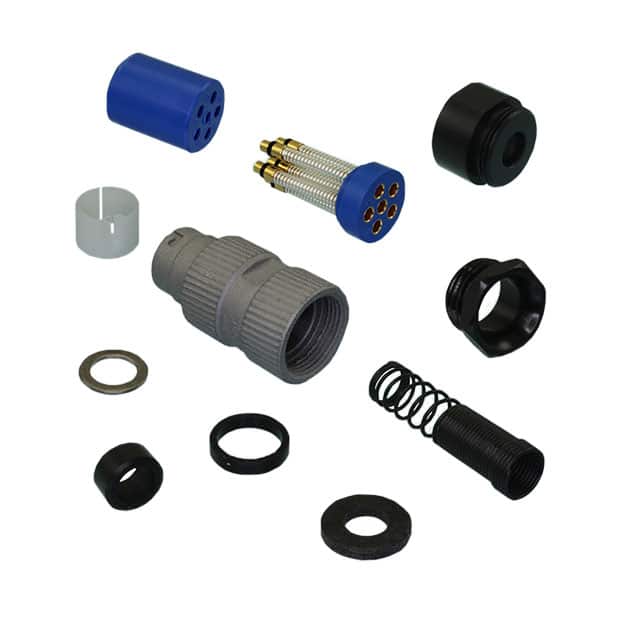 AJ-156/12-5 CONN JACK MALE 6POS GOLD CRIMP