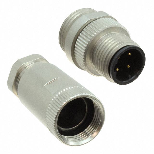858-D04-103RKT4 CONN RCPT MALE 4P GOLD SLDR CUP