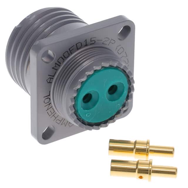 ALM00FD15-2P(072) CONN RCPT MALE 2POS GOLD CRIMP