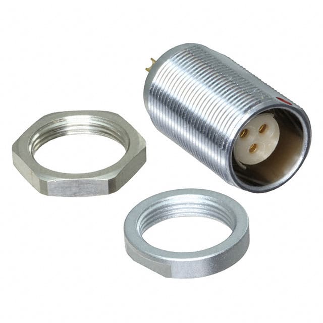 G50F1C-P03LJG0-0000 CONN RCPT FMALE 3P GOLD SLDR CUP
