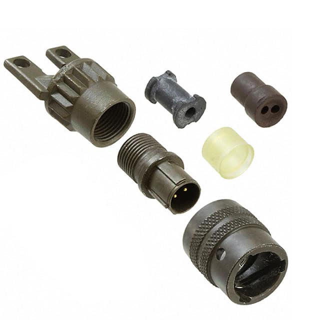PT06E-8-2P CONN PLUG MALE 2P GOLD SLDR CUP