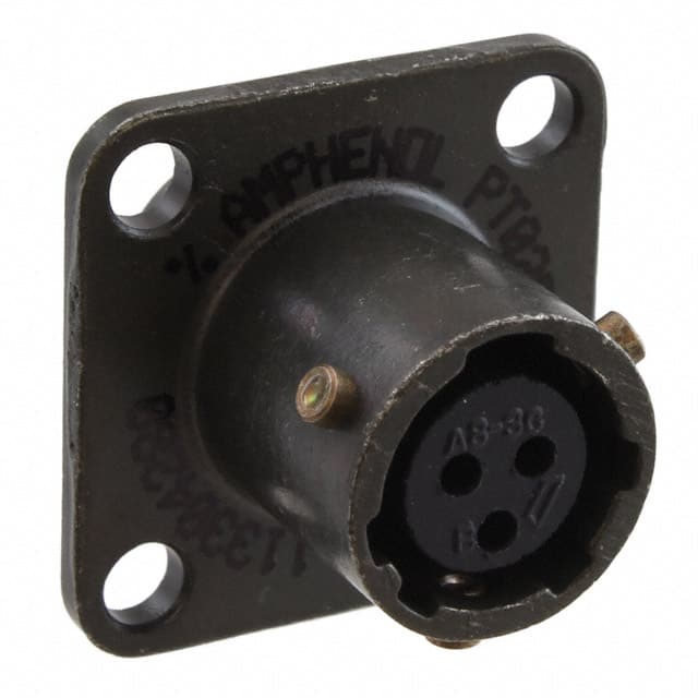 PT02E-8-3S CONN RCPT FMALE 3P GOLD SLDR CUP