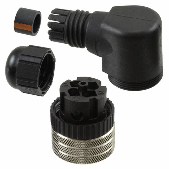 1200710037 CONN PLUG FMALE 4P SILVER SCREW