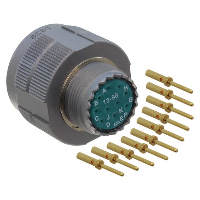 ALM06FD13-98P(072) CONN PLUG MALE 10POS GOLD CRIMP