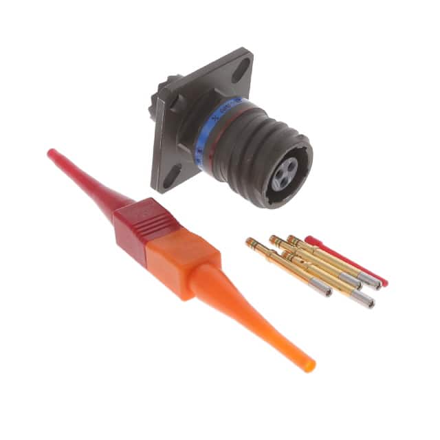 D38999/20WA98SA CONN RCPT FMALE 3POS GOLD CRIMP
