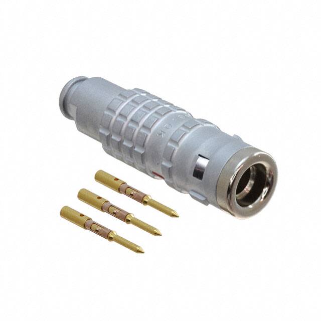 FGG.0K.303.CYCC50Z CONN PLUG MALE 3POS GOLD CRIMP
