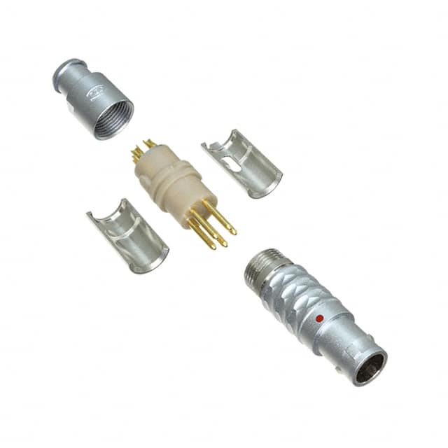 S21L0C-P05MJG0-520S CONN PLUG MALE 5P GOLD SLDR CUP