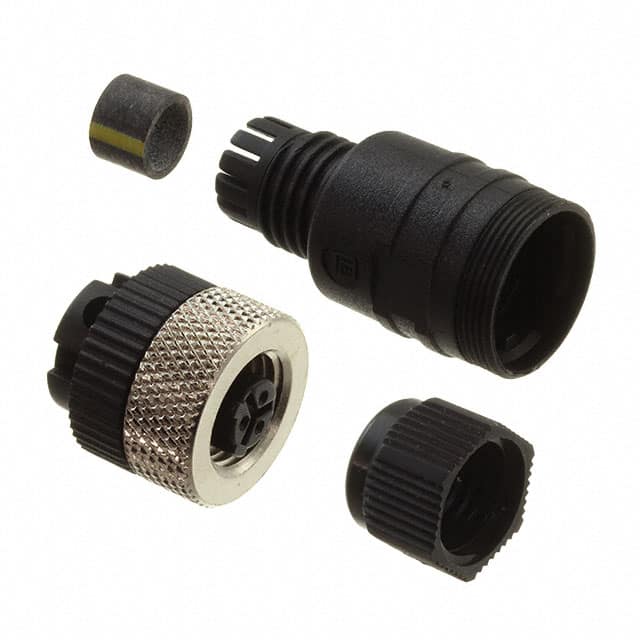 V12-G CONN PLUG FMALE 3POS GOLD SCREW