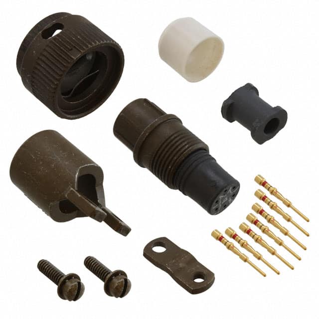 KPSE06F106P CONN PLUG MALE 6POS GOLD CRIMP
