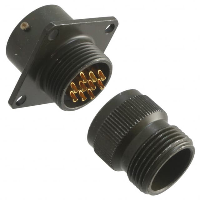 PT00A-12-10P CONN RCPT MALE 10P GOLD SLDR CUP