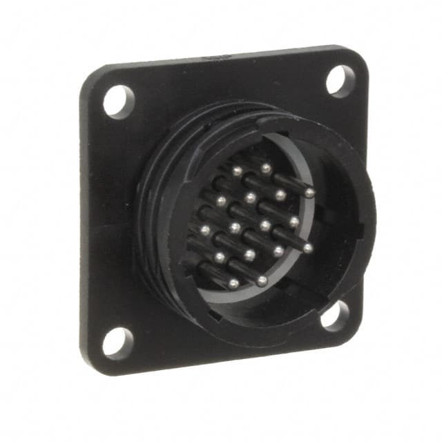 206404-2 CONN RCPT MALE 16P TIN SLDR CUP