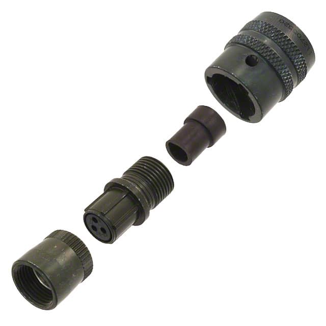 PT06E-8-3S CONN PLUG FMALE 3P GOLD SLDR CUP