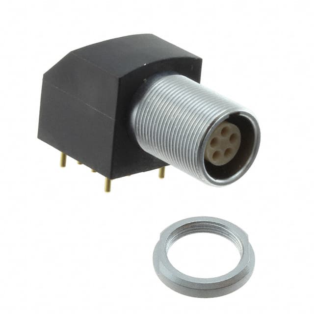 GG0L0C-P05QF00-0000 CONN RCPT FMALE 5POS GOLD SOLDER