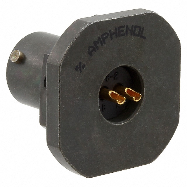 PT07A-8-2S CONN RCPT FMALE 2P GOLD SLDR CUP