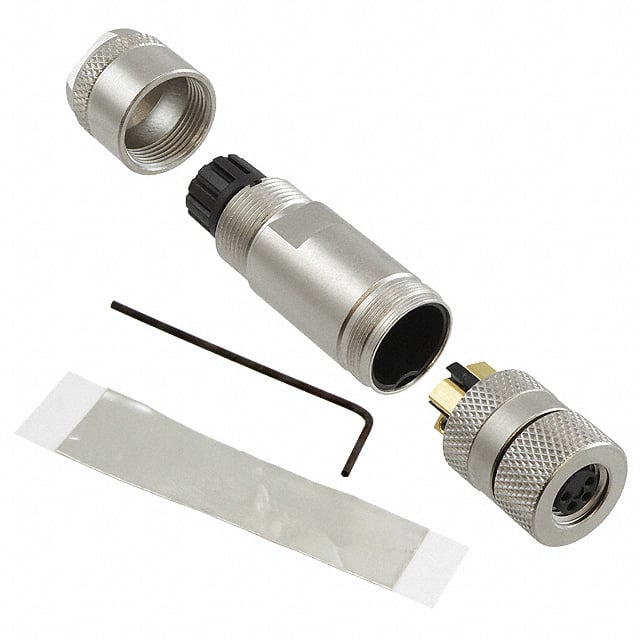 1542910 CONN RCPT FMALE 4POS GOLD SCREW