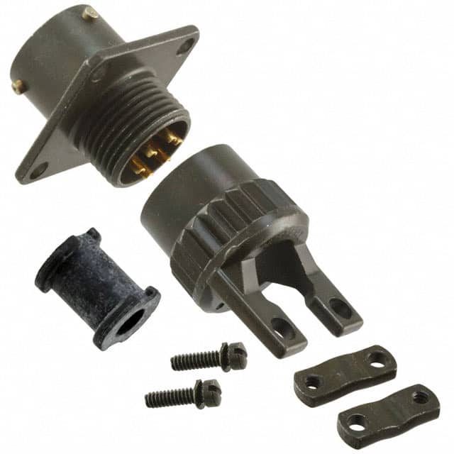 PT00A-10-6P(SR) CONN RCPT MALE 6P GOLD SLDR CUP
